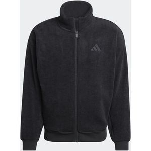 ADIDAS - Future Icons Small Logo Low Pile - Fleecevest - Zwart