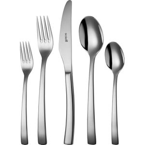Sola Bestek Set Capri - 100 Delig Bestekset 12 Persoons - Modern - Vaatwasserbestendig - Zilverwit Premium Edelstaal 18/10 RVS - Zilver