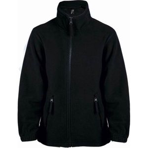 SOLS Kinderen/Kinderen North Zip-Up Fleece Jacket (Zwart)