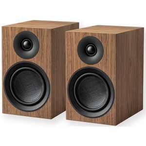 Pro-Ject Speaker Box 3E Carbon Boekenplank Speakers - High-End Geluid - Carbon Afwerking - 2-Weg - Walnoot