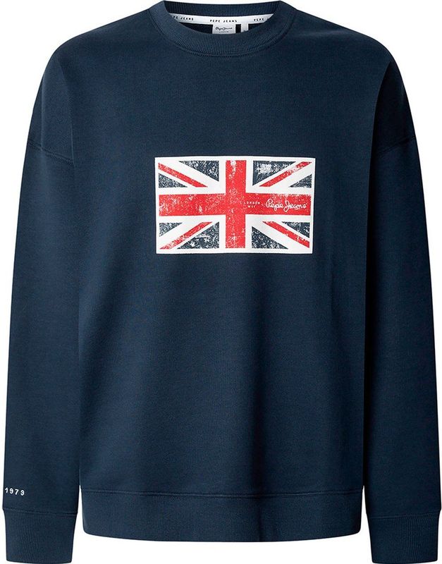 Pepe Jeans - Union - Sweatshirt - Rood - 100% Katoen