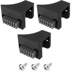 3pcs Silicone Nozzle Brush Wiper Blade Assembly Set Compatible with Bambu Lab X1 P1 Printer