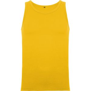 2 Pack Donker Geel Heren los hemd met brede bandjesmodel Texas maat S