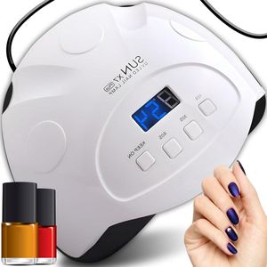 14W Nail Dryer with 10-30-60-99s Timer LCD Screen Sensor Infrared LED UV Lamp for Nails - Curing Tool for Finger Toenail Gel Nails - Nail White Suitable