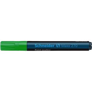 lakmarker Schneider Maxx 270 1-3 mm groen doos met 10 stuks
