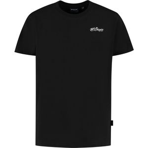 Ballin Amsterdam - BLLN Outline - T-shirt - Zwart - Loose Fit - Korte Mouwen