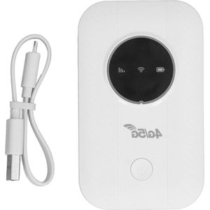 Draagbare 4G LTE Mobiele WiFi-hotspot - 300 Mbps Snelheid - 3650 MAh Batterij - Tot 10 Gebruikers - Met Micro-simkaartsleuf .