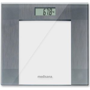 Extra platte badkamerweegschaal tot 150 kg met glazen oppervlak en nauwkeurige meetresultaten