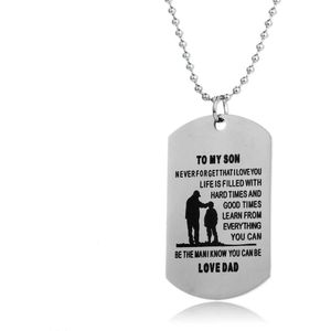 Zoeies vader zoon ketting to my son
