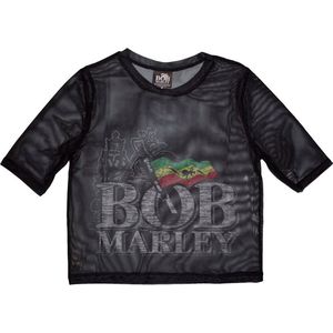 Bob Marley - Logo Crop top - XXS - Zwart