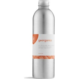 Georganics Oil Pulling mondspoeling - Sinaasappel - Antibacterieel