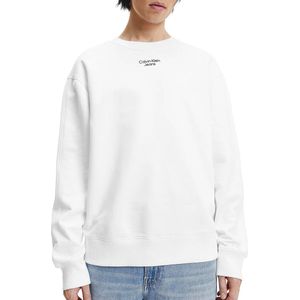 Calvin Klein Stacked Logo Crew Neck Truien & Vesten - Wit