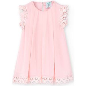 Boboli 708061 Jurk Roze 9 Months Meisjes