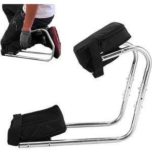 Allecto plus - Kniezit voor tuinieren in roestvrij staal, ruimtebesparend, vermindert knievermoeidheid, geschikt voor landbouwwerk, tuinieren, knielapparaat, beenbrace