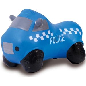 JAMARA Skippybal Politieauto met Pomp Blauw