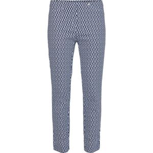 Robell Rose09 Grafische Printbroek Zwart Maat 38