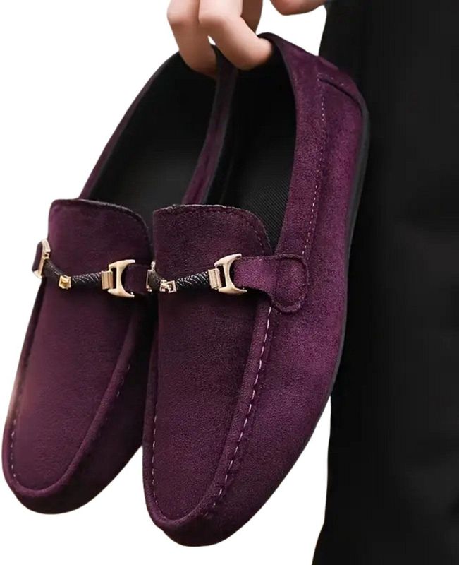 Gabor - 131 - Instappers - Paars - Suède - Houtlook Blokhak