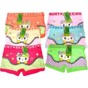 Meisjes boxershorts - Hello - 4 stuks - Bamboe - 10 tot 12 Jaar