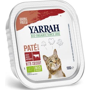 Yarrah Bio Kattenvoer Paté Rund - Kip 100 gr