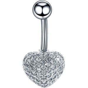 Chirurgisch Stalen Ring Piercing - Diameter 10 mm - Dikte 1.2mm - Ringetje geschikt voor Helix, Tragus, Septum, Lip, Neus & wenkbrauw piercing- Zilver