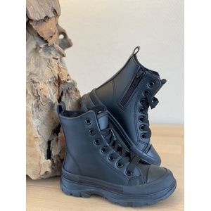 Gevoerde laars Zwart