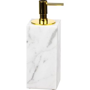 Zeepdispenser Ostiumhome - Soap dispenser wit marmer