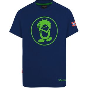 Trollkids Troll T-shirt Met Korte Mouwen Blauw 98 cm Jongens,Meisjes