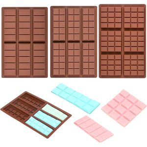 Chocolade vorm siliconen - Gietvorm voor 3 stuks chocoladevormen - BPA-vrij - knutselset - 3 specificaties