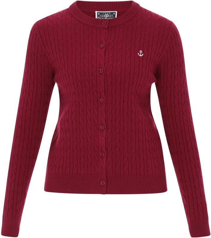 DreiMaster - Maritime-Kollektion - Vest - Zacht Gebreid - Knoopsluiting