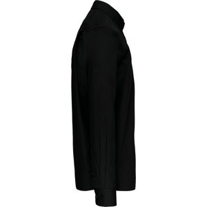 Kariban Heren poplin overhemd lange mouwen K541 - Black - XS