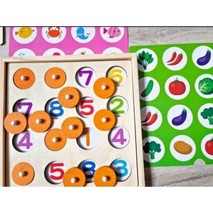 Houten puzzel Puzzelspel Memory Montessori