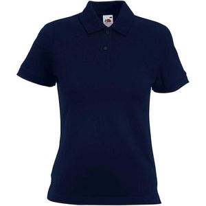 Fruit of the Loom polo lady fit marine maat XL