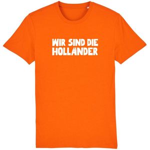 Wir sind die holländer Rustaagh unisex t-shirt 3XL - Oranje shirt dames - Oranje shirt heren - Oranje shirt nederlands elftal - EK voetbal 2024 shirt - EK voetbal 2024 kleding - Nederlands elftal voetbal shirt