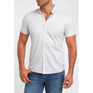 Gabbiano Overhemd Overhemd Met Grafische Print 334550 01 Beige Mannen Maat - XXL