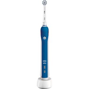 Oral-B PRO 2 2000 BLUE elektrische tandenborstel Volwassene Roterende tandenborstel Blauw, Wit