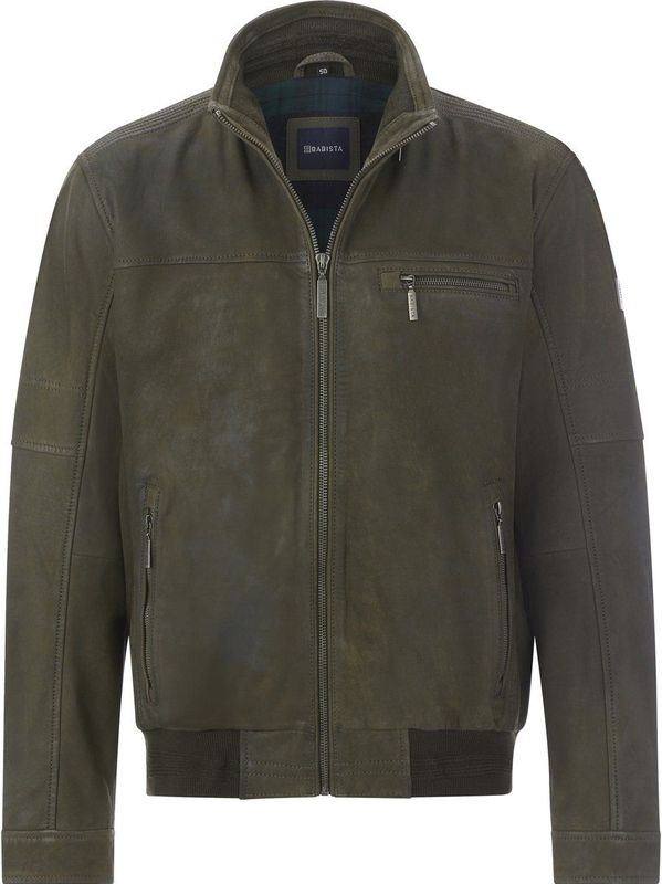 Leren Jas - Zwart - Leer - Stijlvolle Look Met Ritsen