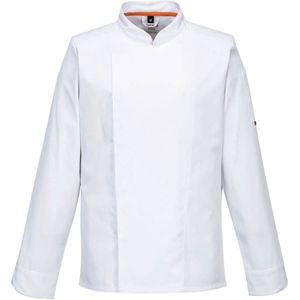 Portwest Stretch Mesh Air Pro jack met Lange Mouwen C846 - Wit - XXL