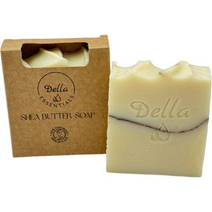 Della essentials - Biologisch - Shea butter soap - Karitéboter zeep - Vegan - Rustgevend - 100 gram