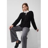 Vest - Bouclé - Alpaca/Wolmix - Met Knoopsluiting en Opgestikte Zakken