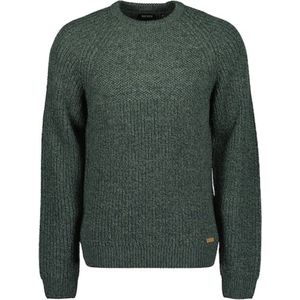 Blue seven heren - Trui 376444 groen ronde hals maat XXL
