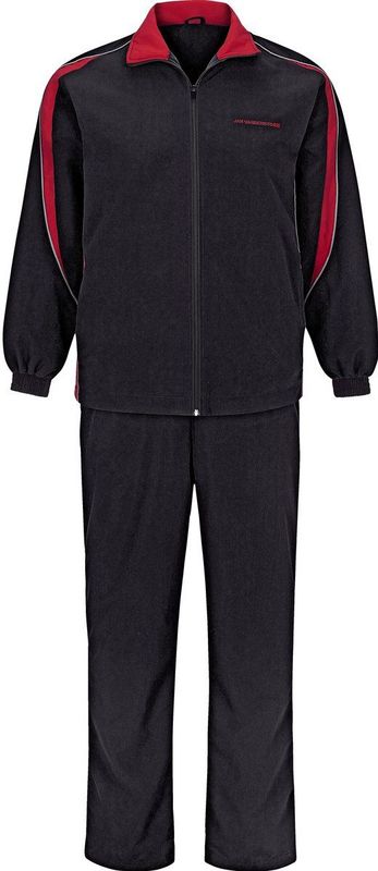 Jan Vanderstorm Joggingpak 'Eirik'  rood / zwart