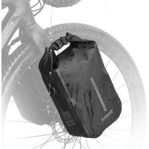 Fietsbagagedragertas Waterdichte 4/6L fietstas vooraan voor bagagerek met schouderriem