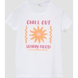 T-shirt - Katoen - Korte Mouwen - Print met Gommetjes