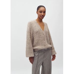 MbyM - Molenda-M - Vest - Beige - V-hals - Knoopsluiting
