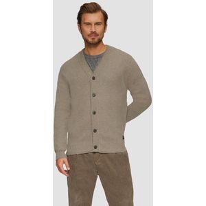 s.Oliver - Gebreid Vest - Bruin Gemêleerd