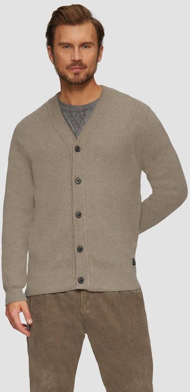 s.Oliver - Gebreid Vest - Bruin Gemêleerd