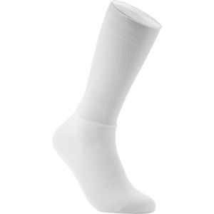 Aero Fietssokken Zomer - Ademend - Dubbele Antisliprand - Wit - Maat M 39-45 - Wielrennen & Mtb - Wielersokken