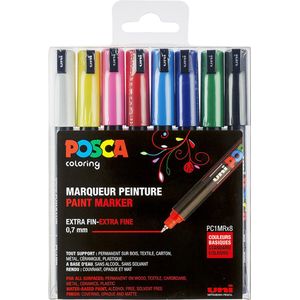 Uni Posca Stiften Standard Colors PC1MR 0.7 mm lijn
