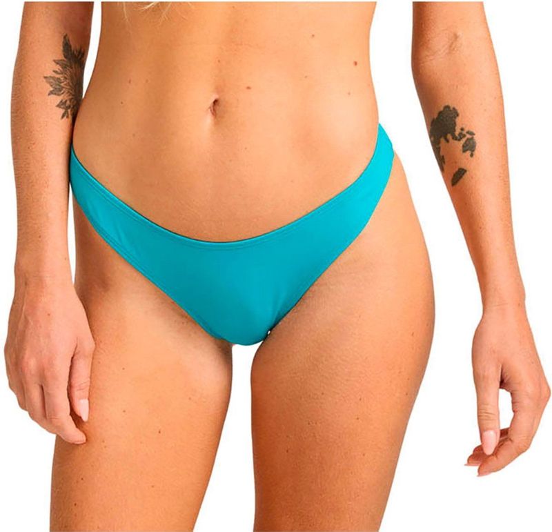 Bikinibroekje - Geryclede Nylon Peach Stretch Mix - Hoge Pasvorm - Lage Taille