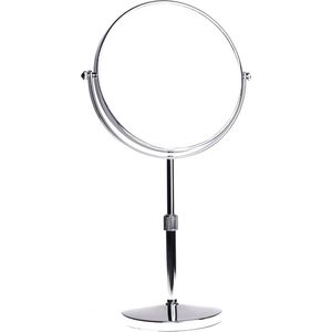 Verstelbare 8"" Badkamerspiegel met 10x Vergroting - Dubbelzijdige Kosmetische Tafelspiegel